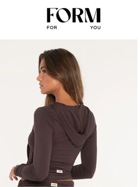 FORM Fitted Zip Up Jacket | XL